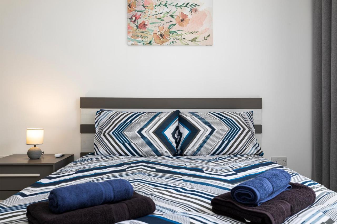 Modern 3Br Stylish Apartment With Large Balcony - Close To St Julians And St Georges Bay Is-Swieqi Екстериор снимка