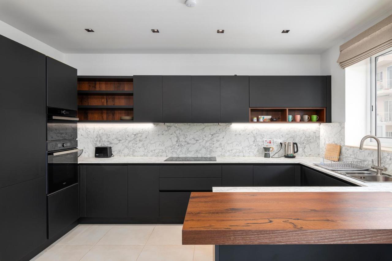 Modern 3Br Stylish Apartment With Large Balcony - Close To St Julians And St Georges Bay Is-Swieqi Екстериор снимка